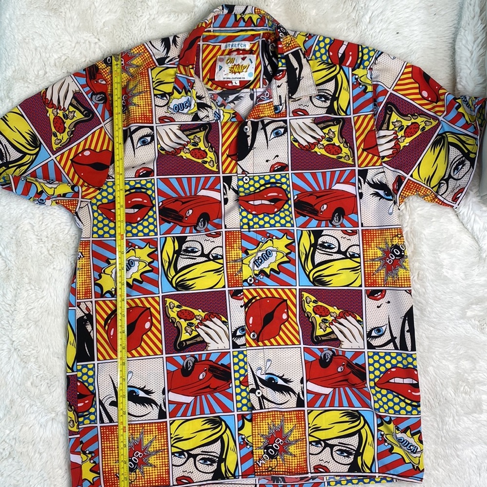 🤩 Comic Print Shirt - Picture 2 of 5